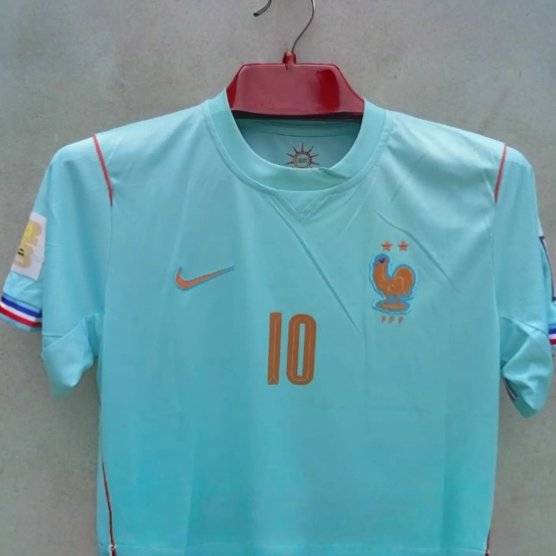 France Away Jersey 2024 - Mbappé #10 - Sky Blue